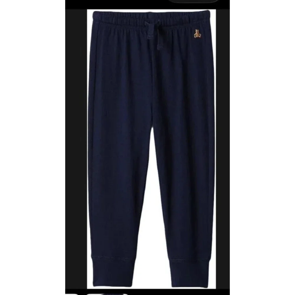 Baby Gap Navy Cotton Knit Jogger Pants Size 0-3 Months